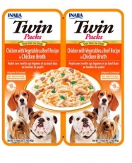 Twins Pack Pollo con Vegetales y Carne (80gr)