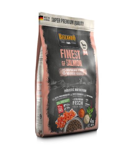 Belcando Finest GF Salmon SPARPACK 2x4kg – Super Premium Hundefutter, Getreidefrei, Mit Lachs, Für Allergiker